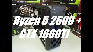 RapidComp. Игровой компьютер RG-266 Ryzen 5 2600 + GTX 1660Ti 6Gb Тесты в играх Рапидкомп