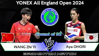 WANG Zhi Yi (CHN) vs Aya OHORI (JPN) | All England Open 2024 Badminton