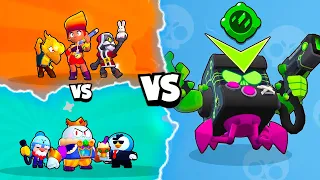 les BRAWLERS de GLACE vs de FEU vs le NOUVEAU GADGET d'ARKAD dans ce Brawl Stars Olympics