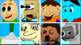 ALL ADVENTURE BALDI CHARACTERS IN FNaF World