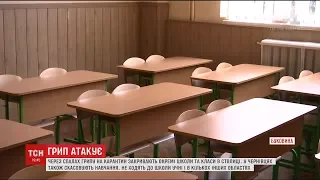 В Україні масово закривають школи на карантин через спалах грипу
