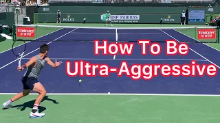 How To Be WAY More Aggressive In Singles (Tennis Strategy Explained)