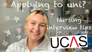 Applying to uni? Nursing interview tips!