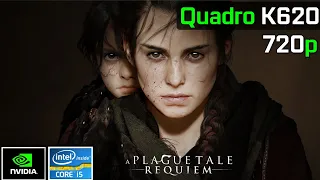 A Plague Tale: Requiem | NVIDIA Quadro K620 + I5 2500K | 720p, Low