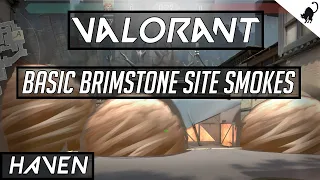 Essential Brimstone Site Smokes that Every Player Should Know on Haven | Valorant Guide
