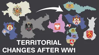 How Did Borders of Europe Change After WW1