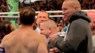 John cena & Randy orton vibing off air after celebrating with Cody Rhodes at WWE Wrestlemania 40