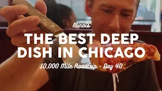 The Best Deep Dish Pizza in Chicago? | 10K Road Trip Vlog 40