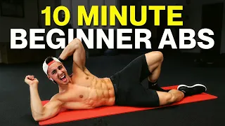 10 MIN BEGINNER AB WORKOUT (NO EQUIPMENT BODYWEIGHT WORKOUT)