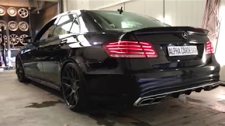 Mercedes W212 E500 Bi-Turbo Sound Louder than CRAZY E63 Capristo Exhaust AMG Style