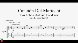 Canción Del Mariachi - Guitar Tutorial + TAB