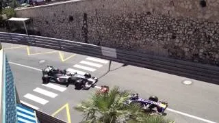 Monaco F1 GP first lap