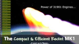 Creating the most Compact rocket in Kerbal Space Program ─ By stacking ALL the engine...