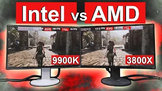 Intel vs AMD -- [ 3800X vs 9900K ]