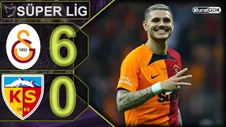 GALATASARAY 6-0 KAYSERİSPOR / ICARDI 'DEN TARİHİ PERFORMANS / SÜPER LİG 29. HAFTA ( GS KAYSERİ )