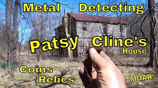 Patsy Cline Lived Here! Metal Detecting Patsy Cline's House