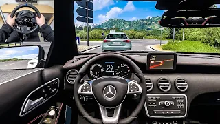 2017 Mercedes AMG C63 S - Euro Truck Simulator 2 [Steering Wheel Gameplay]