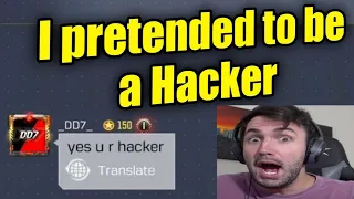 I pretended to be a hacker | 1v1 sniper codm