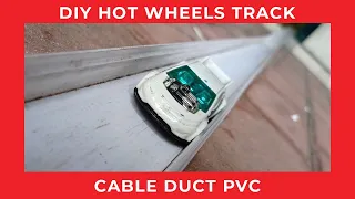 Membuat Track Hot Wheels Dari Kabel Duct Pvc Bekas