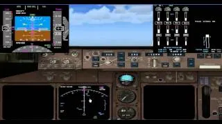 FSX PMDG 747 Paris to Heathrow Professional Part 3