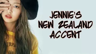 BLACKPINK JENNIE - NEW ZEALAND ACCENT COMPILATION ♡