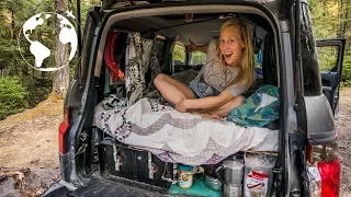 Rock Climber Lives in a SUV in order to Travel Solo and Eats for Free