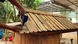 Build a Garden Table From Old Train Sleepers Wood Skills | Woodworking & Recycled Old Wood Shipwreck