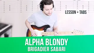 Alpha Blondy Guitar Lesson Brigadier Sabari w/ TABS [tutorial]