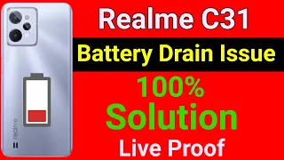 Realme C31 Battery Drain Problem | How To Solve Battery Drain Problem in Realme C31