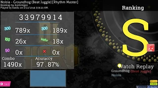 osu! | badeu | Noisia - Groundhog (Beat Juggle) [Rhythm Master] +HR 97.87% FC