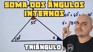 Soma dos ângulos internos de uma triângulo