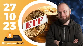 Bitcoin zpátky v mainstreamu díky ETF 📰| Kam se nyní pohne cena? 📈📉 - CEx 27/10/2023
