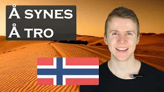 Å synes, å tro | norsk språk