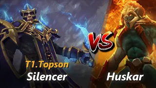 Topson mid Silencer vs Huskar | First 10 minutes