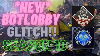 HOW TO GET INTO BOT LOBBIES!!! APEX LEGENDS!!! EASY WINS!!