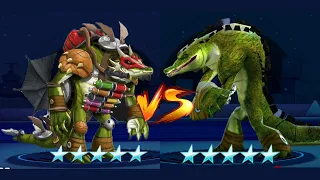 Leatherhead VS Dragon Leatherhead | Teenage Mutant Ninja Turtles Legends