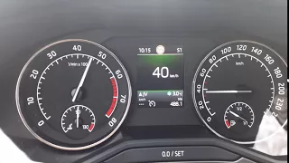 Škoda Superb 2.0 TSI 280 (2018) acceleration