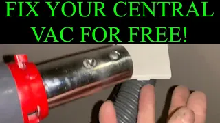 Central Vacuum System Not Working Properly - How to Fix it!