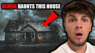 The Night We Almost DIED In Haunted Cabin in The Woods - Demon Encounter Caught On Camera