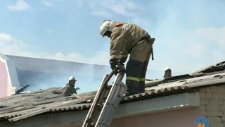Пожар в шашлычной в центре Белгорода