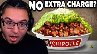 Food Theory: How to Get More Food at Chipotle… for FREE! | REACTION