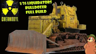Chernobyl Liquidators  1/35 T-130 HAZMAT Bulldozer full build