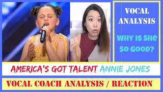 12-Year-Old Annie Jones Sings【Dance Monkey】 (Tones & I) on AGT America's Got Talent (Reaction)