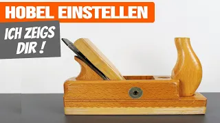Anleitung Hobel einstellen // Holz richtig hobeln