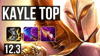 KAYLE vs GP (TOP) | Rank 2 Kayle, 800+ games, 9/2/5 | KR Grandmaster | 12.3