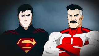 [Invincible/DC] Superman vs. Omni Man — Full Animation REMASTERED