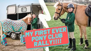 First Ever Pony Club Rally!! + My New Horse Trailer!!