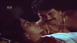 Village Gowda's Wife Romance With Young Man | Ramakrishna | Sangya Balya Kannada Movie Scene