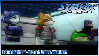 Star Fox Assault Playthrough Part 1 - Mission 1: Fortuna; A New Enemy