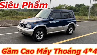 “YÊU XE NHƯ CON”Bác chủ xe gắn bó giữ gìn.Siêu Phẩm SUZUKI VITARA 4*4 gầm cao máy thoáng.giá lại rẻ